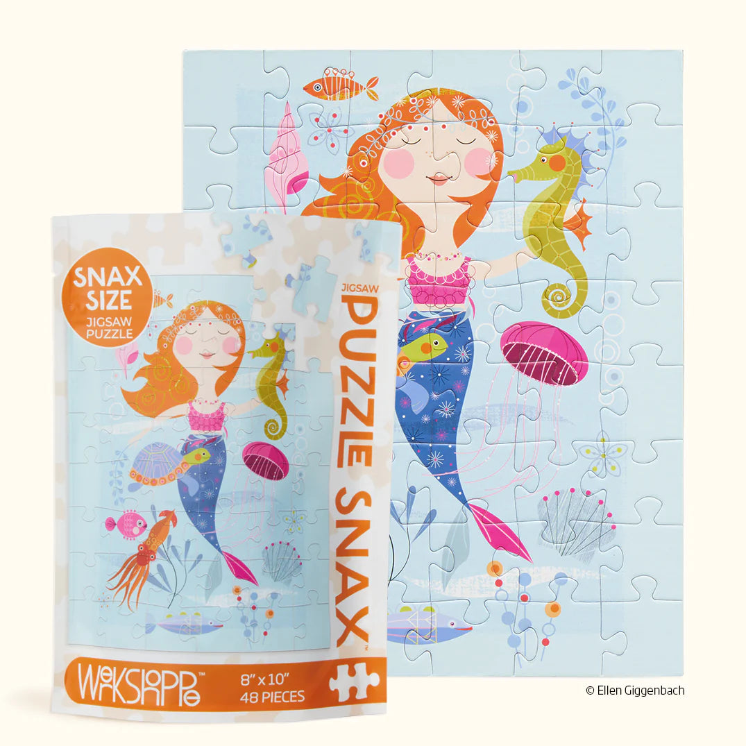 Mermaid And Friends 48 Piece Jigsaw Puzzle Snax