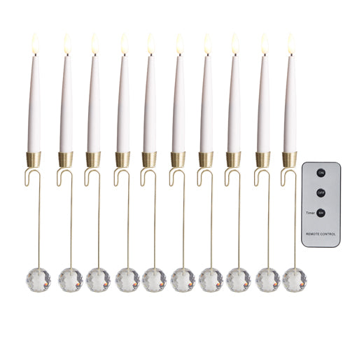 LIGHTED CANDLE ORNAMENT WITH REMOTE