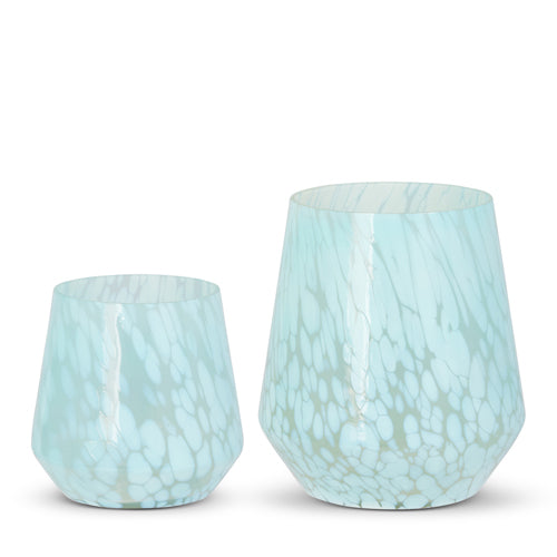 Blue Spotted Container