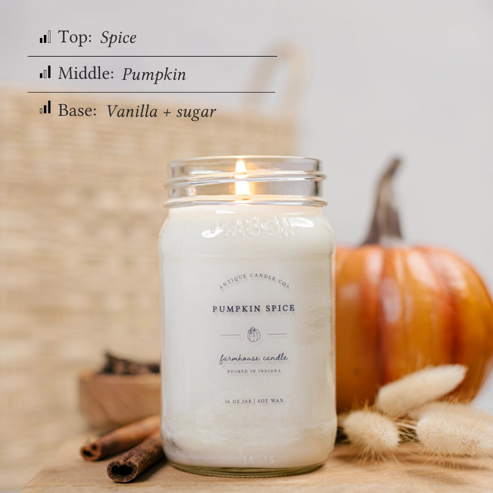 Antique Candle Co. Pumpkin Spice 16 oz Candle