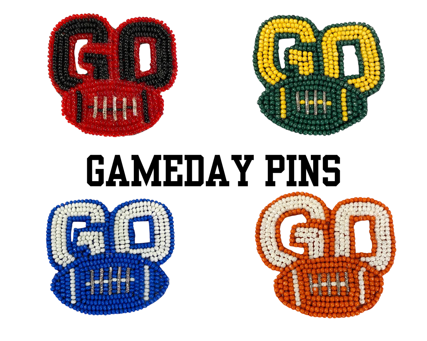 GO GAME DAY PIN