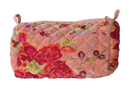 Zip Pouch w/ Interior Pockets & Coating, 6 Styles (Each One Will Vary)