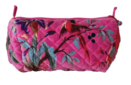Zip Pouch w/ Interior Pockets & Coating, 6 Styles (Each One Will Vary)
