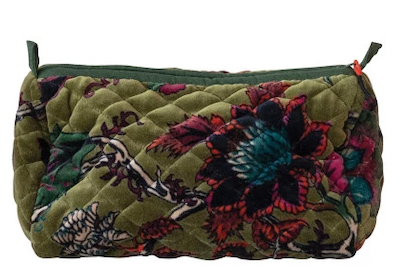 Zip Pouch w/ Interior Pockets & Coating, 6 Styles (Each One Will Vary)