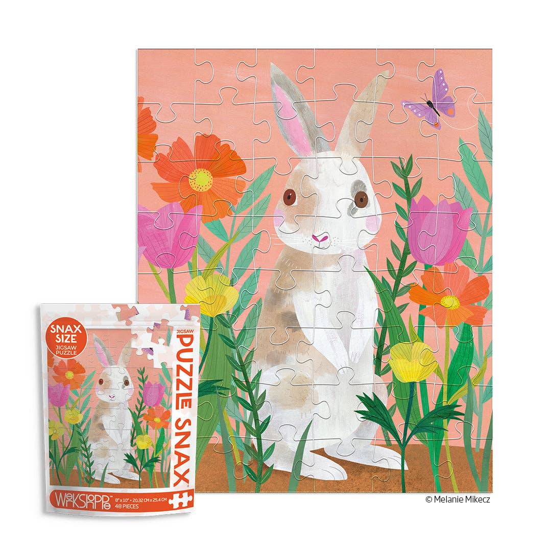 Bunny Patch 48 Piece Puzzle Snax