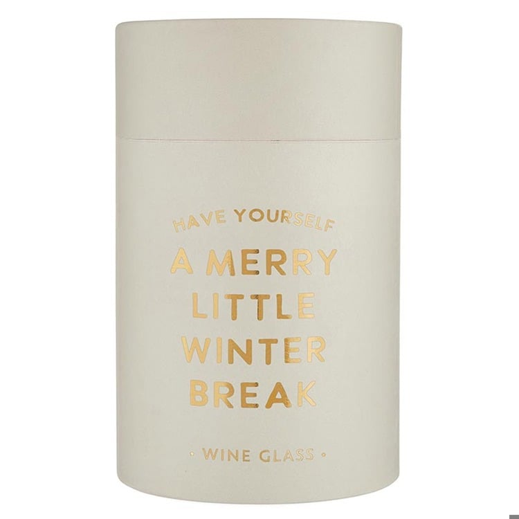 Stmlss Wine Glass-Winter Break
