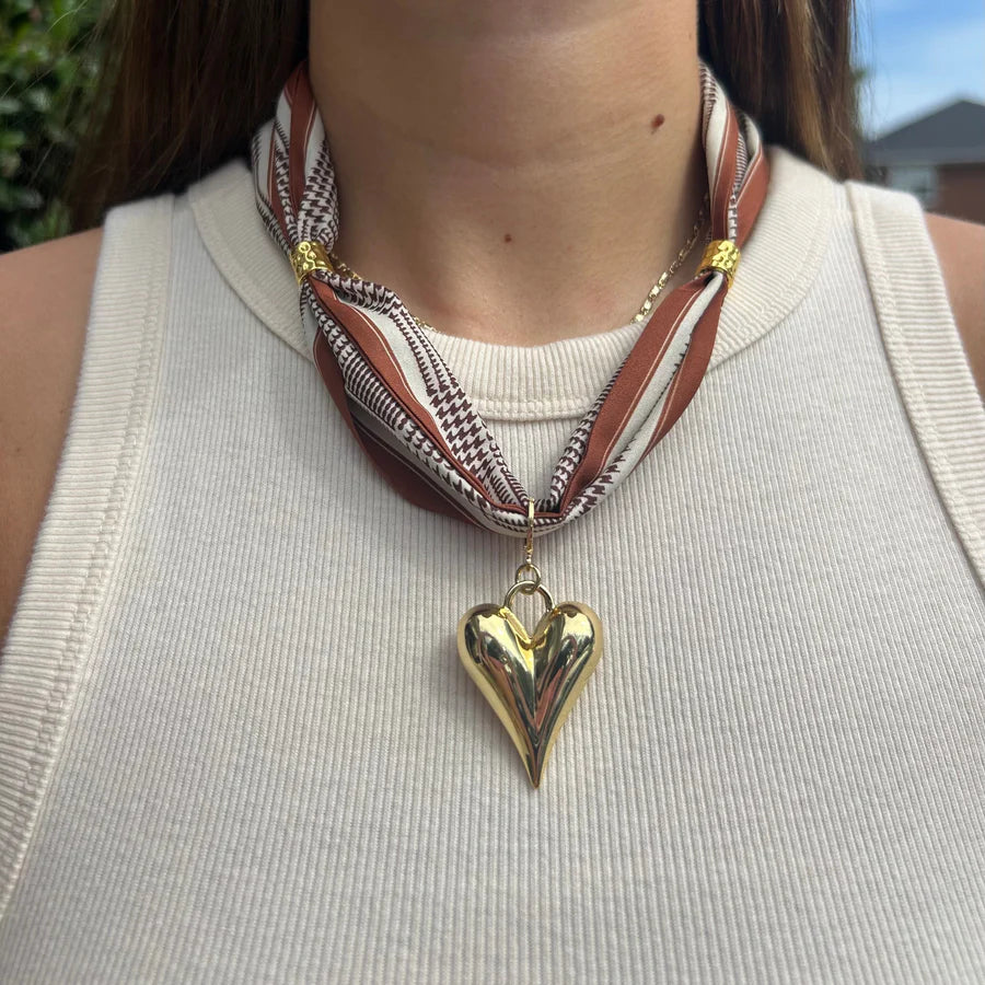 Scarf necklace