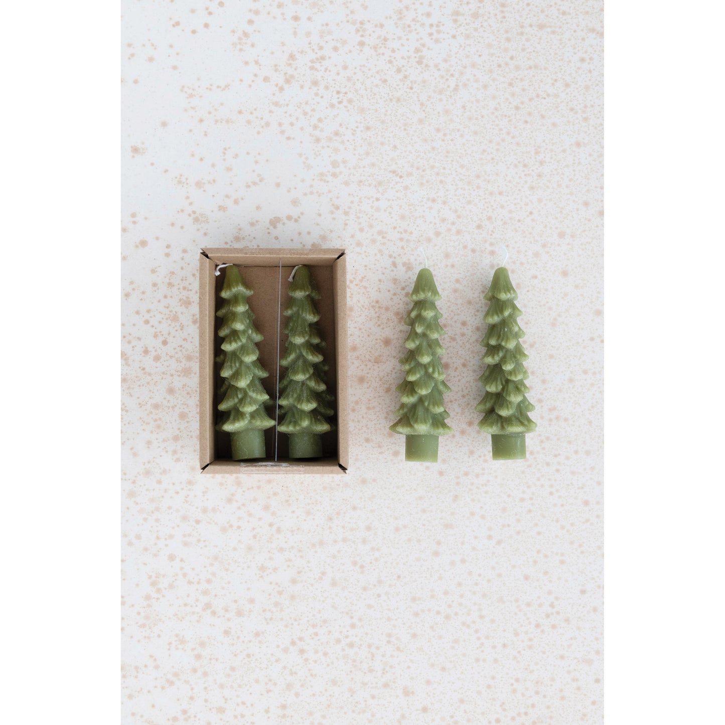 Tree Shaped Taper Candles-Small