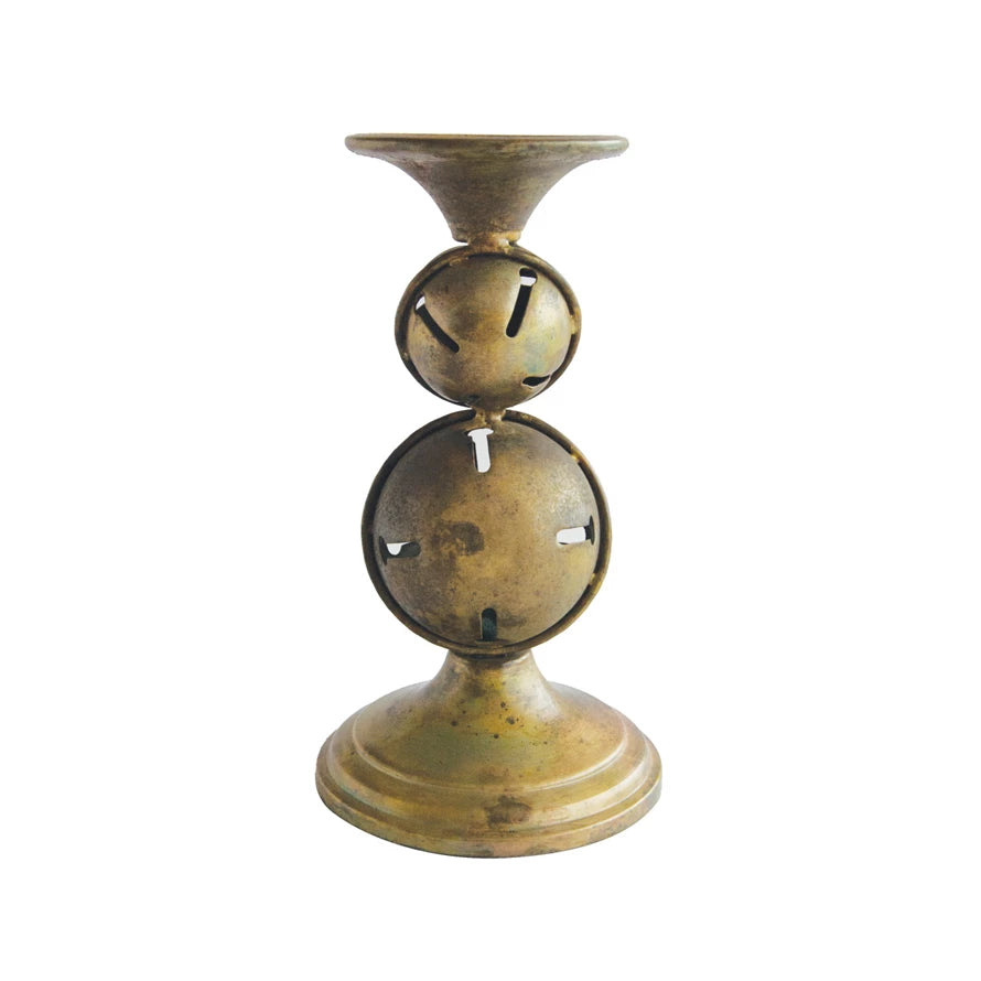 JIngle Bell Candle Holder Short