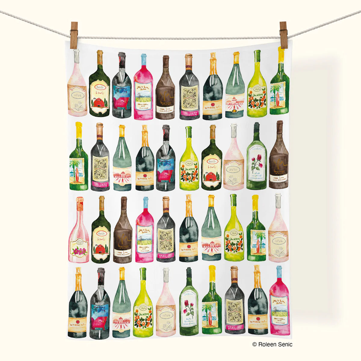 Wine Cellar Cotton Tea Towel