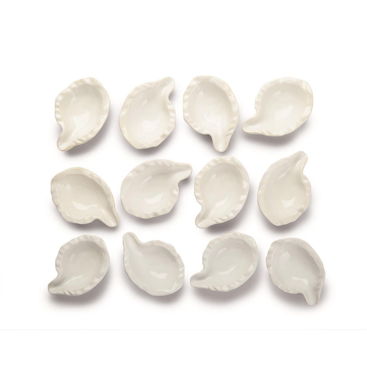 The World is Your Oyster Set of 12 Oyster Bakers in Canvas Pouch