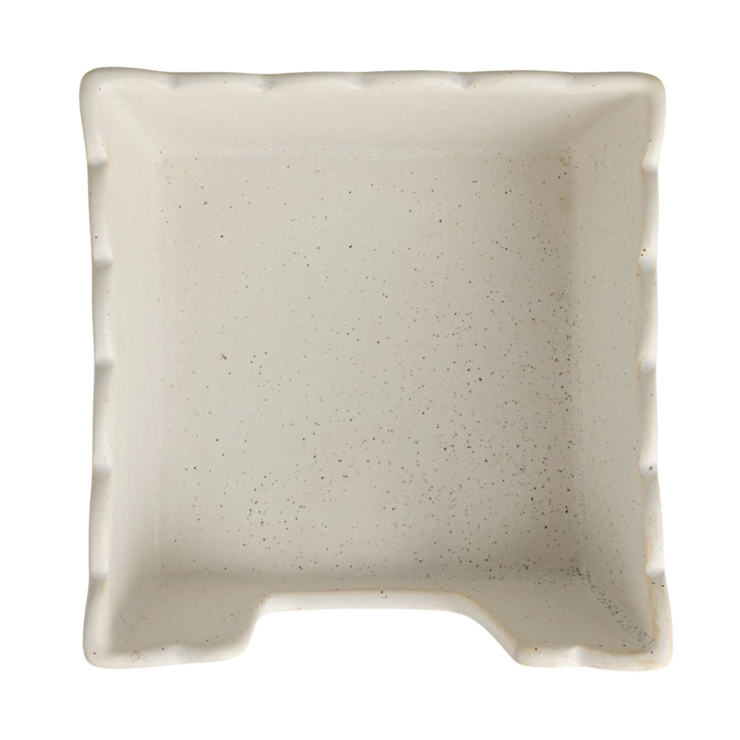 Stoneware Napkin Holder w/ Bird Shaped Weight