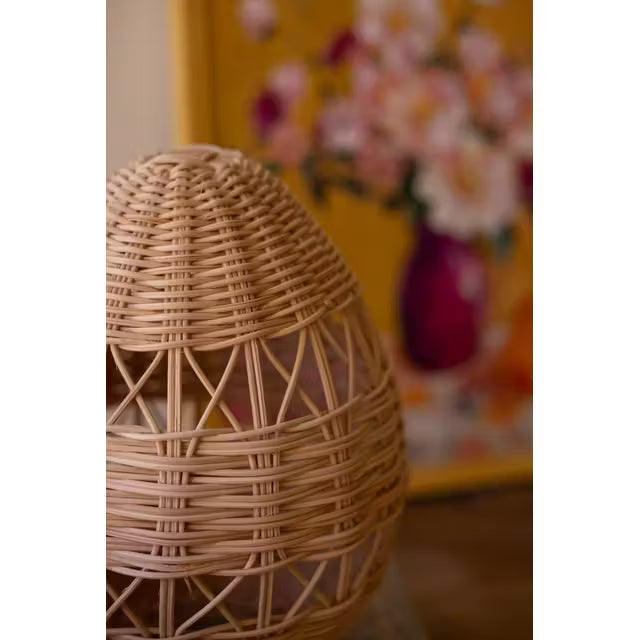 Set of 2 Rattan Easter Eggs