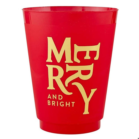RedGoldFoil Frost Cup-Mry 6pk
