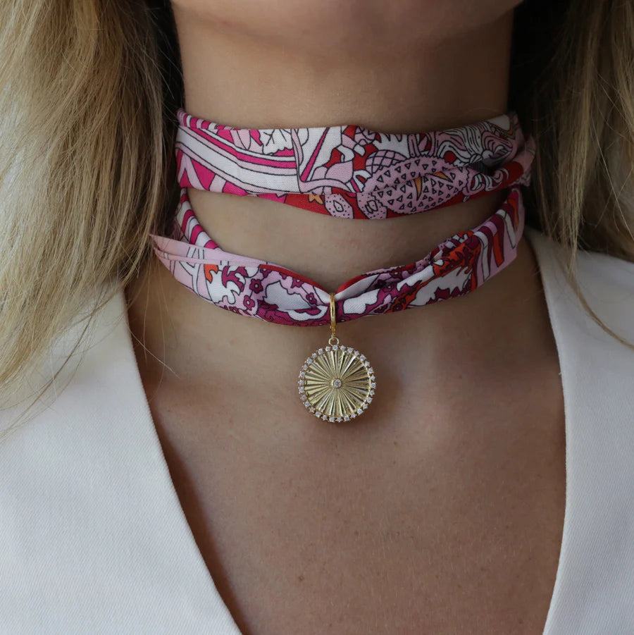Scarf necklace